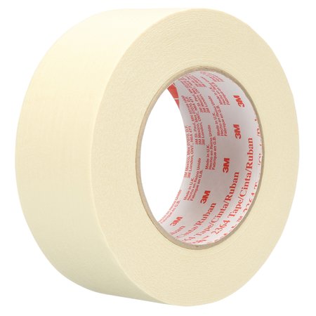 Scotch 3M™ 2364 Masking Tape, 6.5 Mil, 2" x 60 yds., Tan, 24/Case T9372364